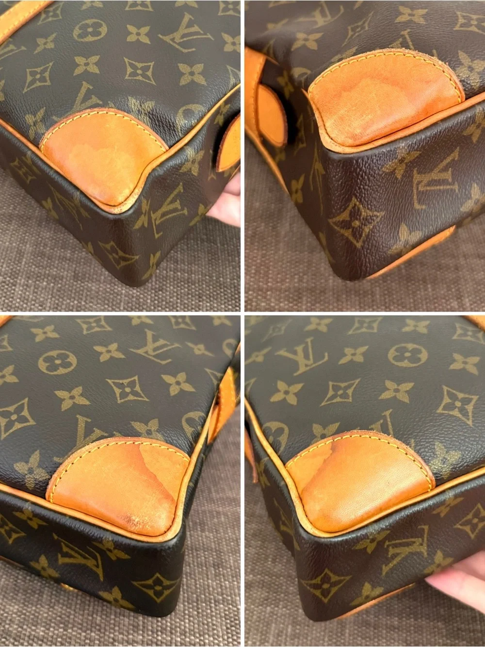 Authentic Louis Vuitton Porte Documents Voyage unisex bag M53361 brown LV